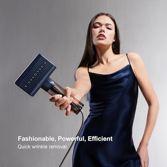 G10 Steamer for Clothes, Portable Iron and Travel Steamer, Handheld Garment Steamer, 0.9 lbs,1200W Mini Steam Iron for Travel and Home (Blue Only for 120V)