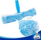 MR.SIGA Professional Window Cleaning Combo - Squeegee & Microfiber Window Scrubber, 10"