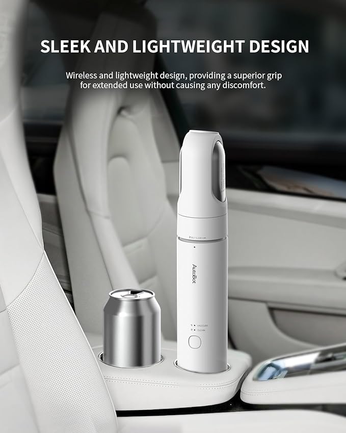 Car Vacuum Cleaner, 12,000PA Handheld Vacuum with Air Blower Inflator Pump Dust Buster, Car Vacuum with 30 Mins Runtime, 2H Fast Charge, Portable Vacuum for Car