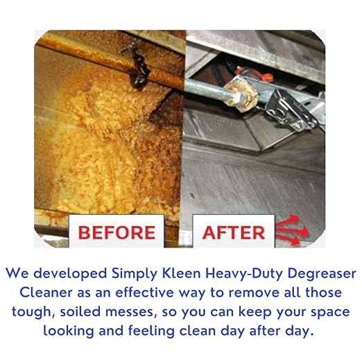 Heavy Duty Cleaner and Degreaser, Industrial Strength Multi Surface Cleaner Degreaser, 1 Gallon