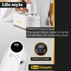 Steamer for Clothes – Handheld Portable Clothes Steamer for Travel and Home – Compact Garment Steamer with Fast Heat-Up – Lightweight Wrinkle Remover by Ram Demand