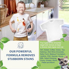 MorningRain Eco-Safe Laundry Detergent Sheets - Ingredients from Finland, Natural Scent, Bio-Enzyme Formula, Power clean, 30 Sheets (Up to 60 Loads) - Non-Toxic, Preservative-Free, Designed in USA