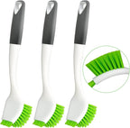 ITTAHO 3 Pack Dish Brush,Dish Scrub Brush, Kitchen Scrub Brush for Cleaning Dishes, Double Sided Bristles Scrubber Cleaner for Dishes,Sink,Pots,Pans,Bathroom Shower,Tile,Tubs