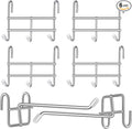 Hooks for Wire Shelving, Multi-Purpose Durable Hanging Wire Shelving Hooks with Rubber Cover for Wall Grid Panels (6 Pack)