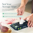 Puracy Multi-Surface Cleaning Wipes – Non Toxic Multi Surface Cleaner for Grease & Grime, All Purpose Appliance Wipes, Lemongrass Scent (10.8 oz, 1 Pack, 50 Count)