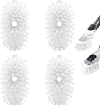 Brush Refills for OXO Dish Brush - 4 Pack Dish Brush Cleaning Soap Dispensing Head Replacement for Scrubber (White)