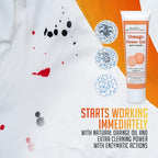 Stanley Home Products Orange Power Gel Pre Wash - Laundry Stain Remover - Spot Treat Tough Stains Works Immediately Cleans and Deodorizes Fabrics Ideal for Blood Oil Grease and More - 2 Pack