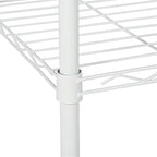 HOMEFORT 6-Tier Wire Shelving, 6 Shelves Unit Metal Storage Rack, Durable Organizer, Perfect for Pantry Closet Kitchen Laundry Organization (White)