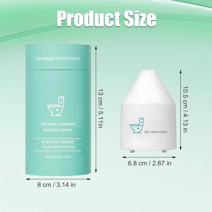 Krazy Clean Toilet Cleaner, Krazy Clean Pro 10 Years Toilet Bowl Cleaners, Crazy Cleans Toilets Bowl Cleaning, Long-Lasting Fresh Scent, Automatically Refreshes Toilet