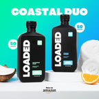 Loaded Laundry Detergent, Luxury Cologne & Perfume Scented | 50 Loads | Coconut & Palm | Skin-Friendly & Plant-Based | Made in USA | 32 oz
