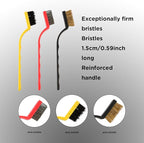 Crevice Cleaning Brush, ByAnciel Pack of 8 Multi-Purpose Brush Tool, Stiff Bristle Crevice Brush for Home Use Bathroom Tile Kitchen Practical and Durable Easy to Clean