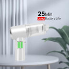 Mini Car Vacuum Cleaner(4500 pa) Portable Cordless Rechargeable,Tiny Handheld Vacuum, Computer Hand Vacuum for Keyboard and Laptop, Mini Hand Held Vac for Car and Home /V01/White