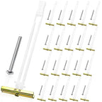 Peohud 20 Pack Drywall Anchor with Included Bolts for 1/4"-20, Heavy Duty Hollow Wall Anchors for TV Mounting, Cabinets, Holds up to 265lbs Each in 1/2" Drywall
