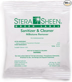 Stera Sheen - Green Label Sanitizer + Cleaner + Milkstone Remover | Cleaner and Sanitizer for Soft Serve + Shake Machines + Ice Maker and Ice Machines | By Purdy Products, 100 count, 2 Ounce Sachets