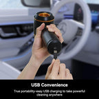 Car Vacuum Cleaner,Advanced Clean Cordless Handheld Vacuum, Compact Home and Car Vacuum with Crevice Tool,Digital Display Vacuum Cleaner