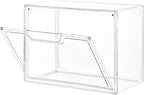 Stackable Storage Bins,Clear Acrylic Display Case, Acrylic Boxes with Lids, Stackable Storage for Handbags & Purse, Magnetic Lid Storage Bins for Home Organization-1 Pack