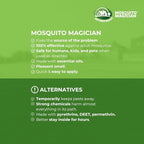 Mosquito Magician Indoor and Outdoor Spray - Use for Carpet, Furniture, Bedding, Couches & Pets – Plant-Sourced with Essential Oil - Lemongrass, 16 OZ