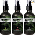 Chronic Wipeout Smoke Smell Eliminator for Home, Cars, Clothes, & More | Smoke Odor Eliminating Spray for All Kinds of Strong Smoke | Gifts for Smokers - Apple, Bamboo Teak, & Unscented 3 Pack - 4 oz