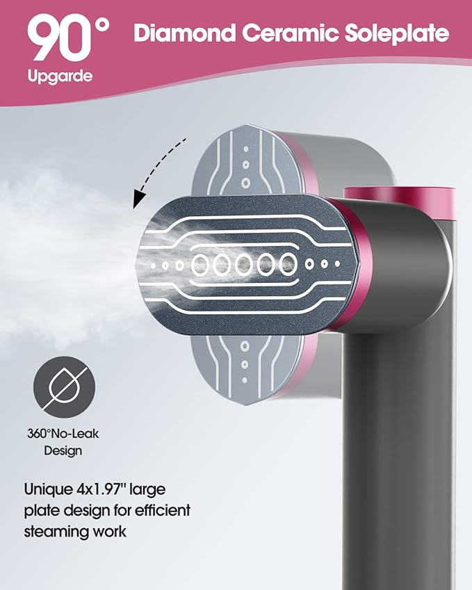 Steamer for clothes,Mini iron for Clothes Travel Essentials,Travel Steamer for Clothes Portable,Iron Mini with Steam 15s Fast Heat-up 22g/min Steam