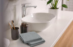 Softolle 100% Cotton Washcloths 60 Pack (12x12 Inches) Soft, Highly Absorbent Washcloth, Face Towels, Wash Cloths for Face, Ring Spun, Bulk Pack (Silver Grey)