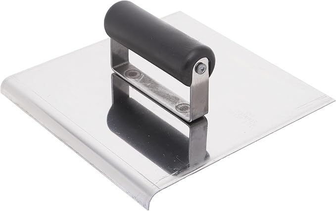 MARSHALLTOWN QLT Stainless Steel Hand Edgers, Plastic Handle, 203mm Length, 203mm Width, 6mm Radius, 10mm Lip, Made In The USA, CE527SP
