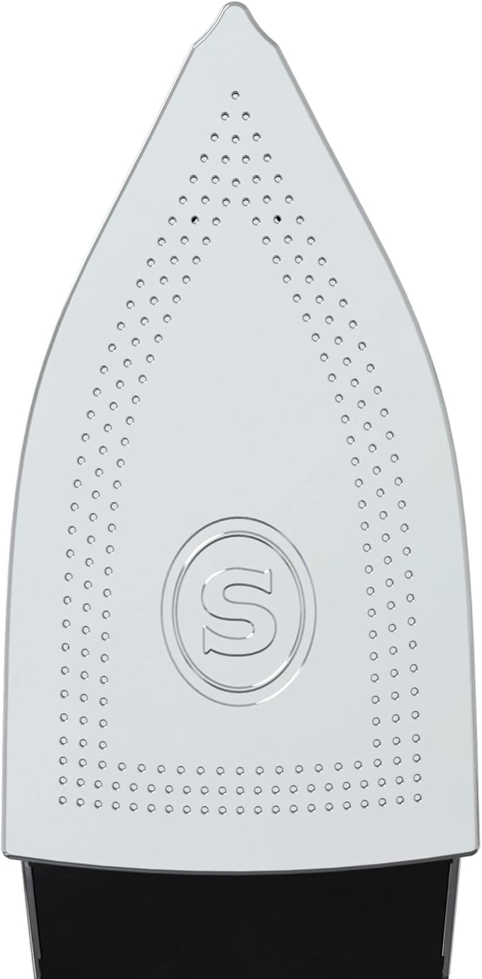 SINGER SteamCraft Plus 2.0 Steam Iron (1800W) | Steamer with Stainless Steel Plate, OnPoint Precision Tip, Vertical Steam, Auto Shutoff & 300ml Tank Capacity - Black