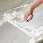 All-Purpose Shower Squeegee for Shower Glass Door with Adhesive Hook, Bathroom Cleaner Tool Household Squeegee,10 inch, White