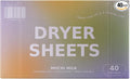 DedCool Dryer Sheets | Mochi Milk | 40 Count | Non-Toxic, Vegan Fabric Softener Sheets | Peach, Marshmallow & Sweet Rice Milk Scent | Softens & Freshens