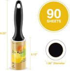 Extra Sticky Lint Rollers for Pet Hair Small Pet Hair Rollers Dog Cat Fuzz Clean Removal Rolls Easy Tear Sticky Lint Roller Removers for Clothes Couch Furniture, 450 Sheets Total, 5 Packs