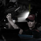 Men Tools for Christmas Birthday Gift 2 Packs LED Rechargeable Work Light Flashlights, 360°Rotate 5 Modes,Gifts for Men Him Dad Handyman for Car Repair, Grill and Outdoor