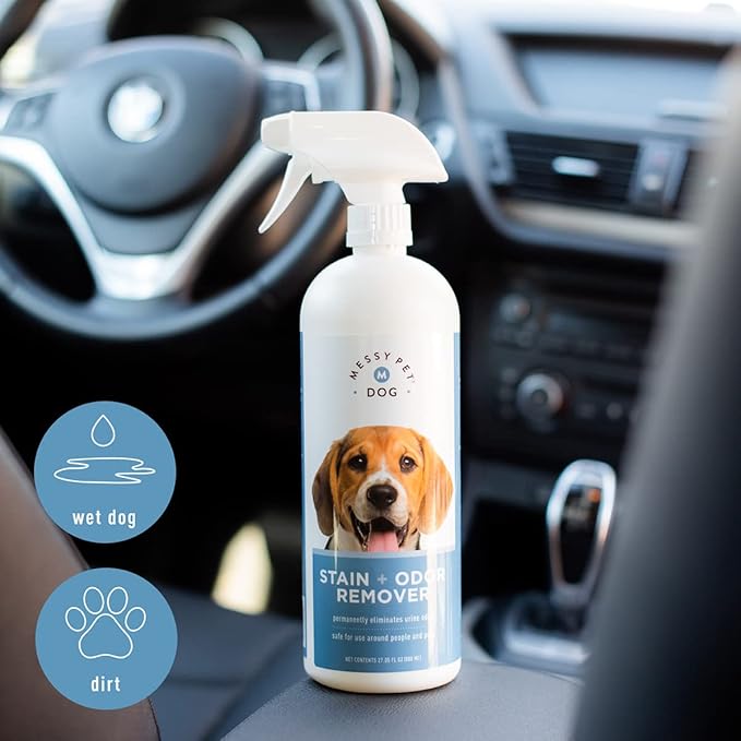 Dog Stain and Odor Remover – Carpet Stain Remover and Pet Odor Eliminator, Safe for Dogs & Puppies - 27.05 fl oz