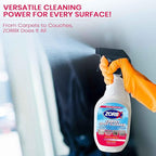 ZORBX Carpet Odor and Stain Remover Spray 24 oz - Perfect Addition to Cleaning Supplies - All-Purpose Carpet Spot Cleaner - Citrus Scented Pet Stain Remover - Fast-Acting Carpet Cleaner Solution