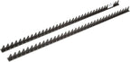OEMTOOLS 22218 Rail Wrench Organizer, 2 Piece, Wrench Storage Holder For Up To 35 Tools, 23 Inch Low Profile Rail Tool Box Accessories, Adhesive Backing, Black
