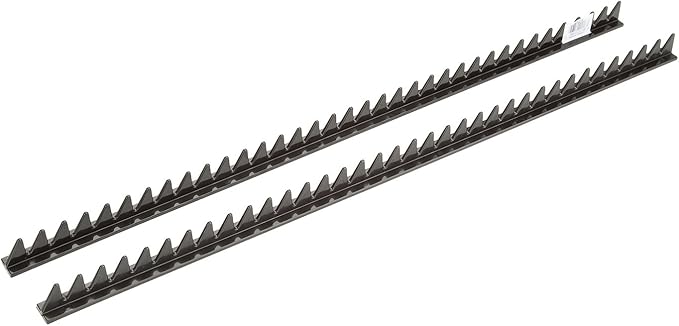 OEMTOOLS 22218 Rail Wrench Organizer, 2 Piece, Wrench Storage Holder For Up To 35 Tools, 23 Inch Low Profile Rail Tool Box Accessories, Adhesive Backing, Black