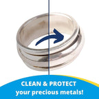 Carbona Silver Wipes | Metal Cleaner & Polish | 12 Wipes, 2 Pack