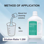 Floor Cleaning Solution Original Scent Compatible with Dreame Cleaning Solution, Residue & Streak Free, Suitable for All Robot Vacuum Cleaners and Wireless Wet Dry Dual-Use Vacuum Cleaners
