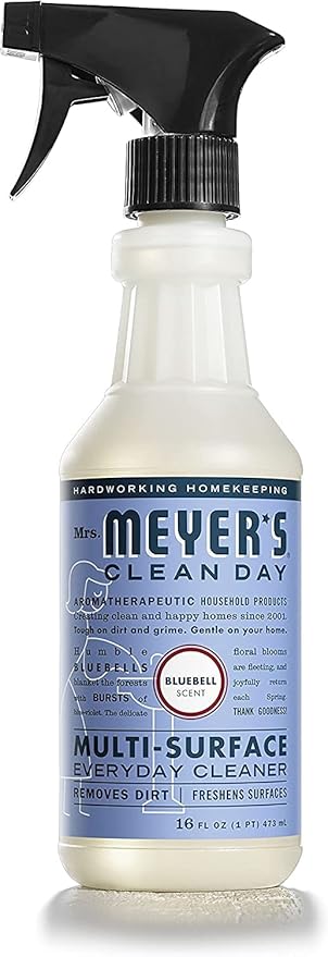Mrs. Meyer's All-Purpose Cleaner Spray, Bluebell, 16 fl. oz. (Pack of 6)
