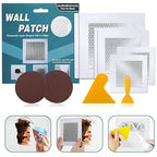 4" 6" 8" (Two of Each) Wall Repair Patch, Plasterboard Patch, Safe Mend Plaster Repair Kit, Safemend Drywall Repair Adhesive, Filler for Walls Ceiling Hole, Self Adhesive Aluminum Mesh Wall Repair