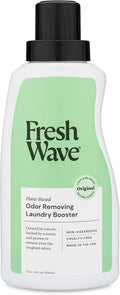 Fresh Wave Odor Removing Laundry Booster, 24 fl. Oz. | Laundry Scent Booster | Safer Odor Relief | Natural Plant-Based Odor Eliminator | Pet Bedding, Activewear, Blankets, Clothes & Fabrics