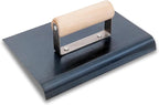 MARSHALLTOWN QLT Blue Steel Hand Edgers, Wood Handle, 152mm Width, 229mm Length, 6mm Radius, 10mm Lip, CE545B