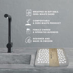 Nordhus Design Swedish Dishcloths, 5 Cloths, Made in Sweden - Reusable, Washable Cellulose Cotton Kitchen Cloths - Replace Paper Towels, Wipes, Sponges, Dish Rags