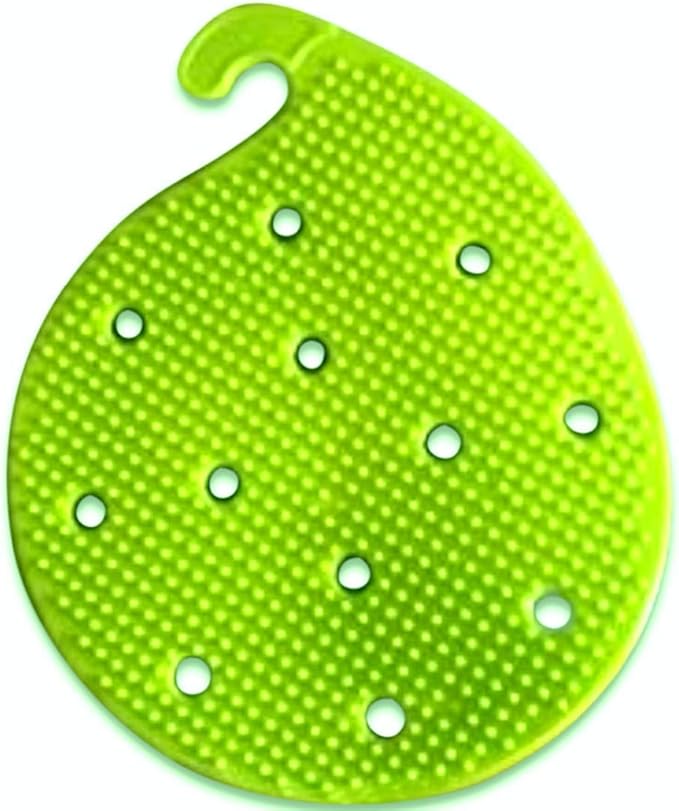 Vegetable Scrubber Brush : Double Sided Fruit and Vegetable Scrubber - Multi Use: Potato Scrubber - Carrot Brush - Trivet - Jar Opener by Cestari Kitchen