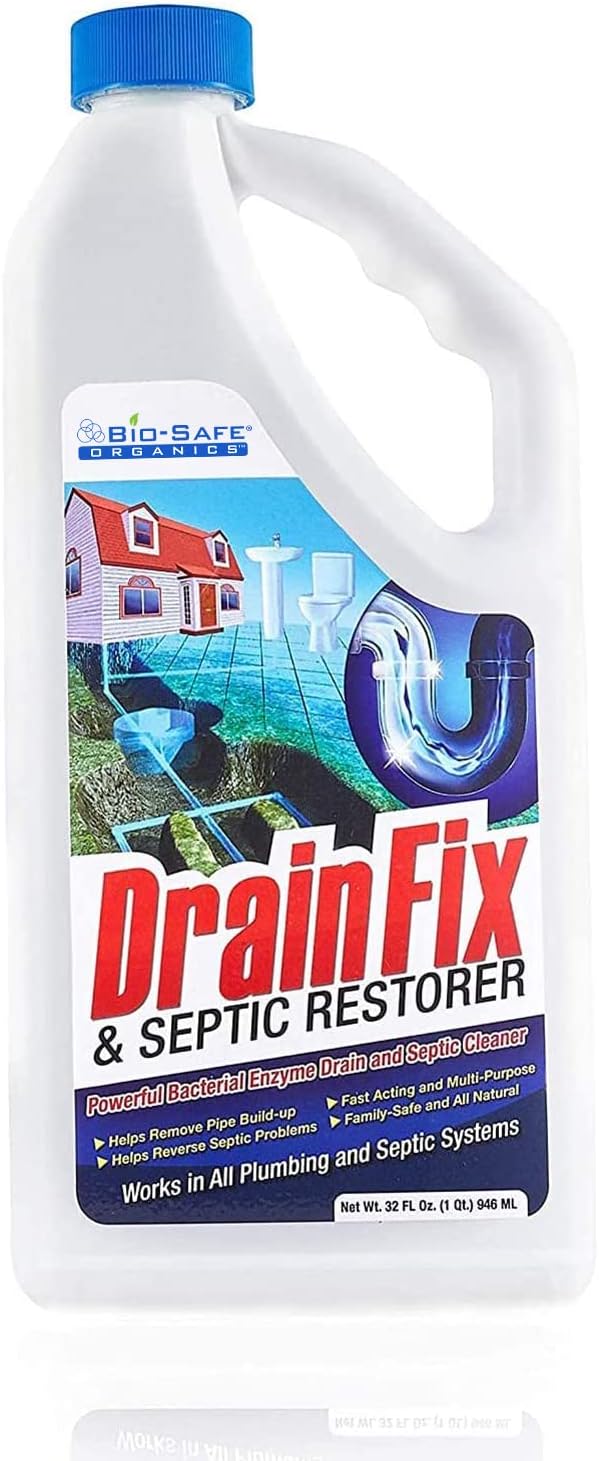 Bio-Safe Organics - Septic Tank Shock - Small Combo Drainfix & Small BOSS package - Patented Exxon Valdez Septic Tank Treatment - Septic Maintenance