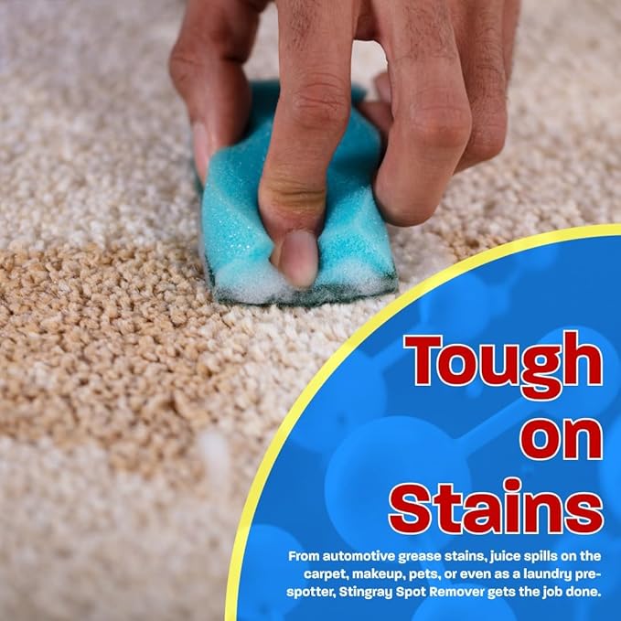 Stingray Spot Remover 4 Fl oz | Advanced, Eco-Friendly Multi Surface Stain Removal | 2-Pack