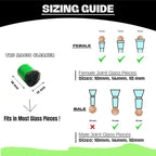 The Magic Cleaner Magnetic Glass Cleaner Kit |Mini, 12mm Size | For Water Pipes, Vases, Windows, Aquariums, Small, & all Shapes & Sizes | Cleans Hard to Reach Stains | Scrub via Magnet Glass Cleaner