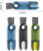3 in 1 Cup Lid Gap Cleaning Brush Set, Multifunctional Insulation Bottle Cleaning Tools, Mutipurpose Tiny Silicone Cup Holder Cleaner, Home Kitchen Cleaning Tools