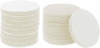 HARFINGTON 16pcs Scrubber Scouring Pads 450 Grits 4 Inch Drill Power Brush Hoop and Loop Surface Conditioning Disc Drill Scuffing Disc Scrub Pads for Home Kitchen Cleaning, White