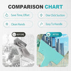 Magic Window Track Cleaner, 2024 Upgraded Window Groove Cleaning Brush Tools Set, Hand-held Window Track Cleaner Brushes Tools Set for Window lides Gaps Tile Lines Shutter Car Vents (Blue 3PCS)