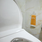 50PCS Crevice Cleaning Brush Tool Kit - Disposable Toilet Brush & Seat Cleaner (Yellow)