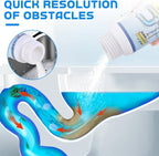 2026 Upgraded Sink Drain Cleaner, Multi-functional Sink and Drain Cleaner Powder Cleaning, Drains Foam Cleaner, Powerful Pipe Dredging Agent for Home Kitchen Toilet (5Pcs)
